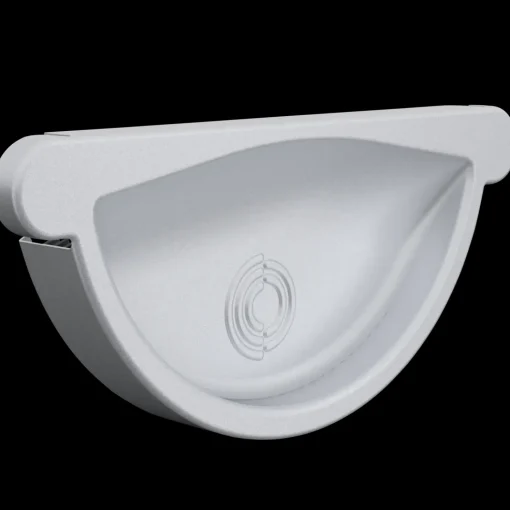Lindab Rainline endebund - 125 mm
