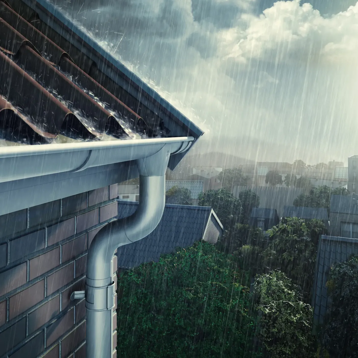 Lindab Rainline halvrund tagrende 125x3000 mm