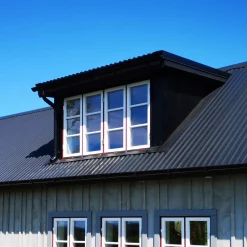 Lindab topline fodblik sort 0,15x1,23 m