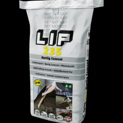 LIP 235 hurtig cement, 20 kg, grå