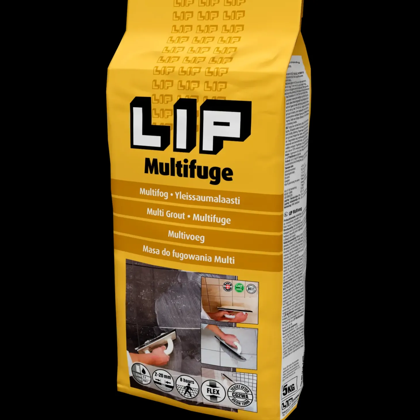 LIP multifuge 2-20 mm 5 kg koksgrå