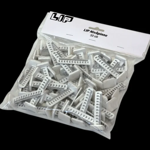 Lip Niveau Pinde 50 Stk 60 Mm.