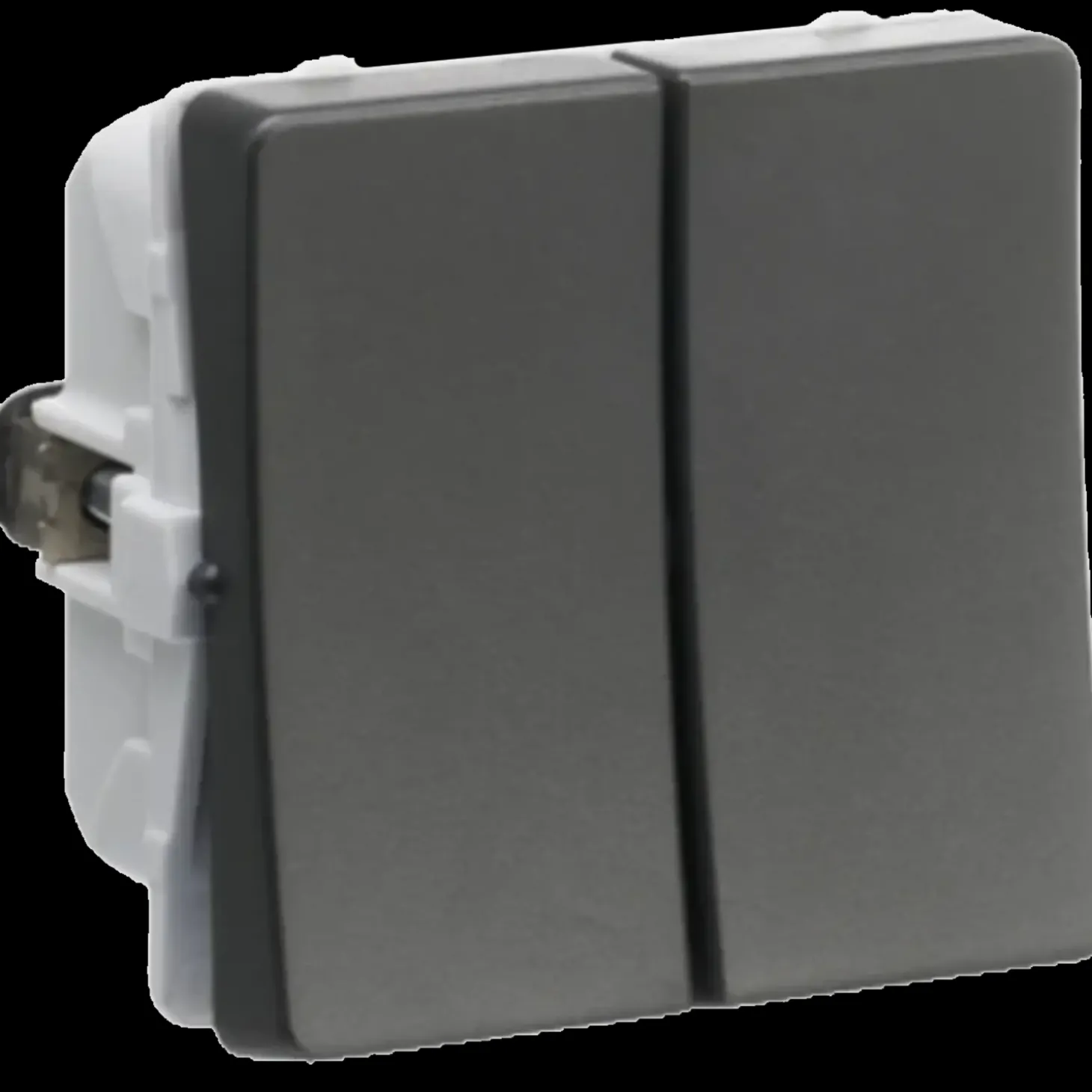 LK Fuga afbryder krone koksgrå