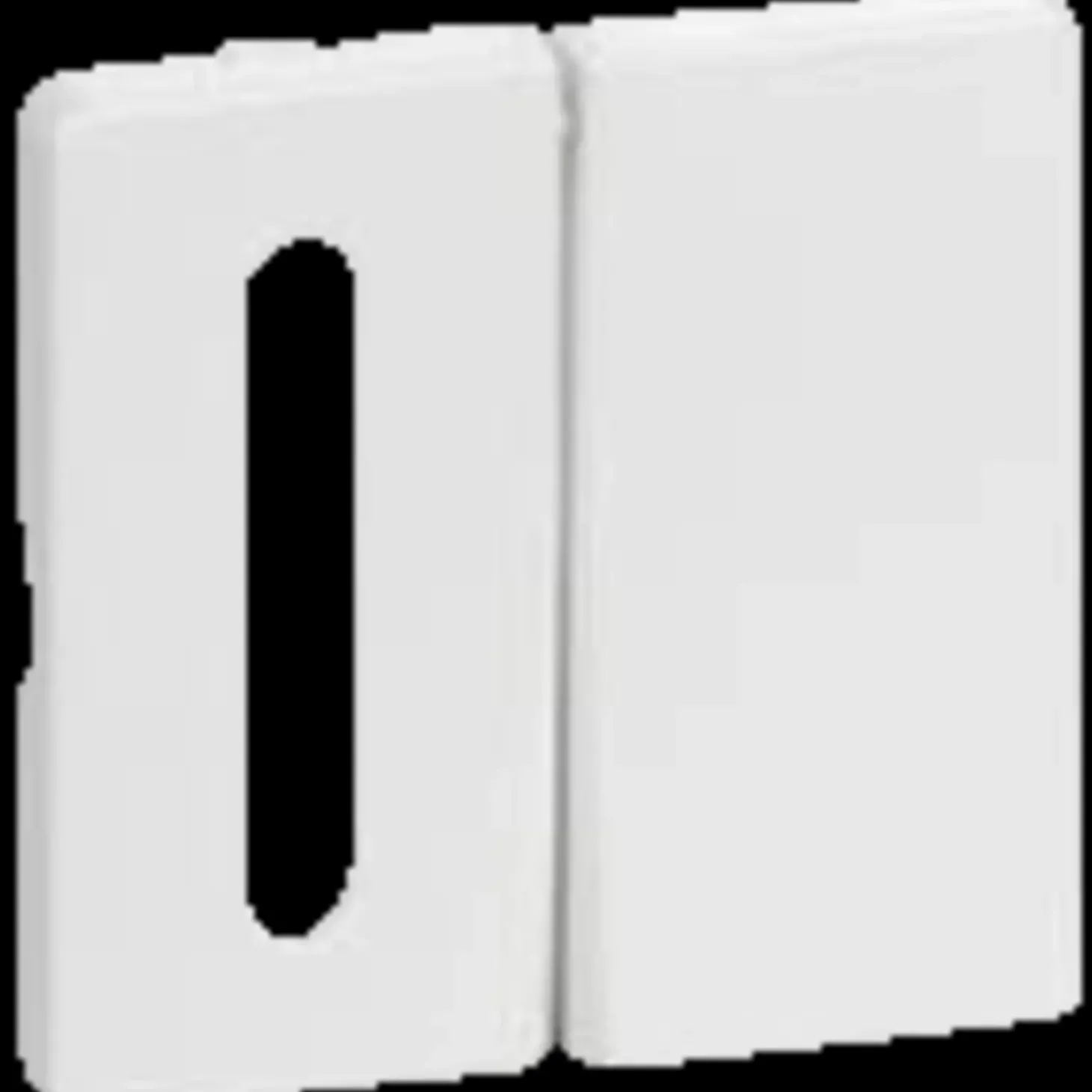 LK Fuga afdækning skydelysdæmper hvid