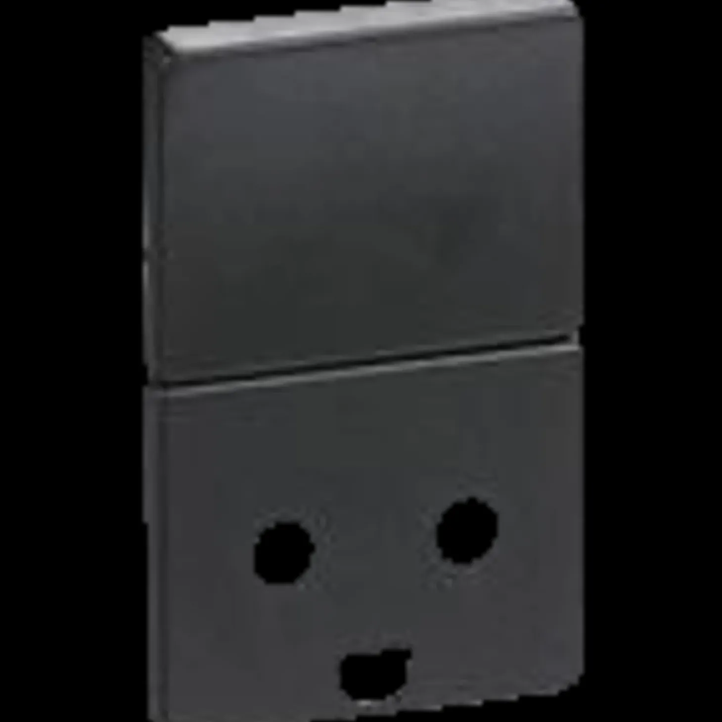 LK Fuga afdækning stikkontakt m/jord 1 1/2 modul koksgrå