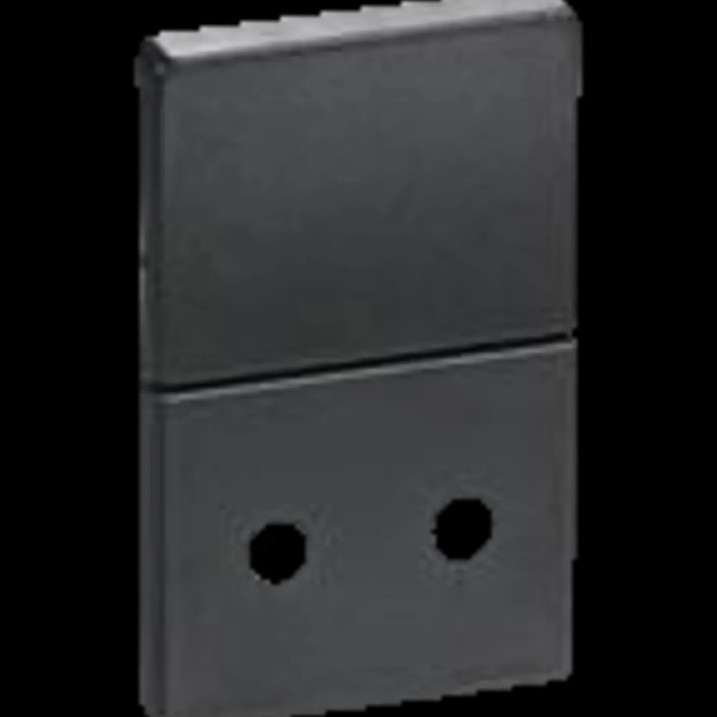 LK Fuga afdækning stikkontakt u/jord 1 1/2 modul koksgrå