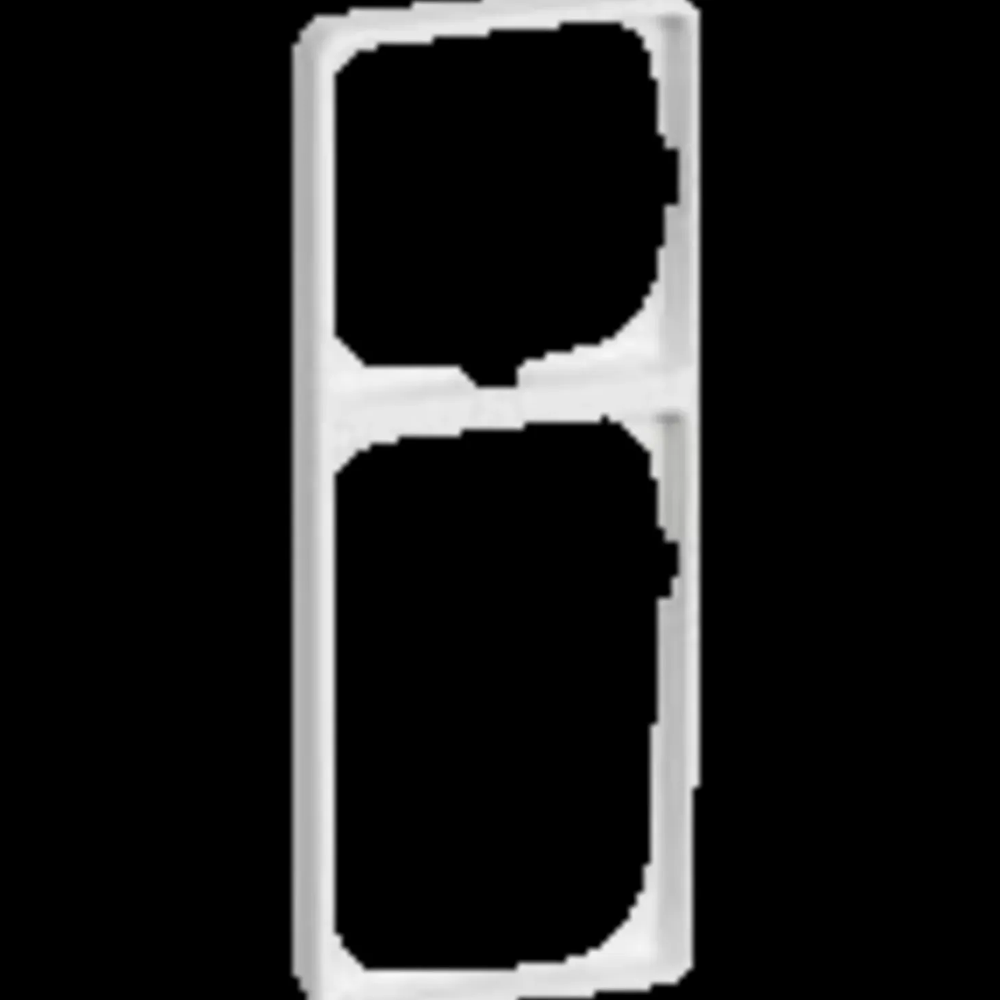 LK Fuga baseline 50 ramme 2 1/2 modul hvid