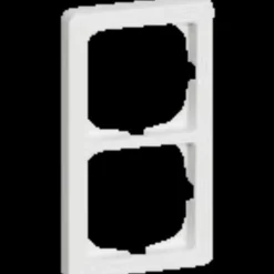 LK Fuga baseline 63 ramme 2x1 modul hvid