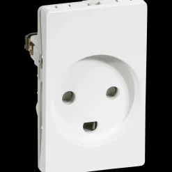 LK Fuga indsats stikkontakt 1 1/2 modul hvid