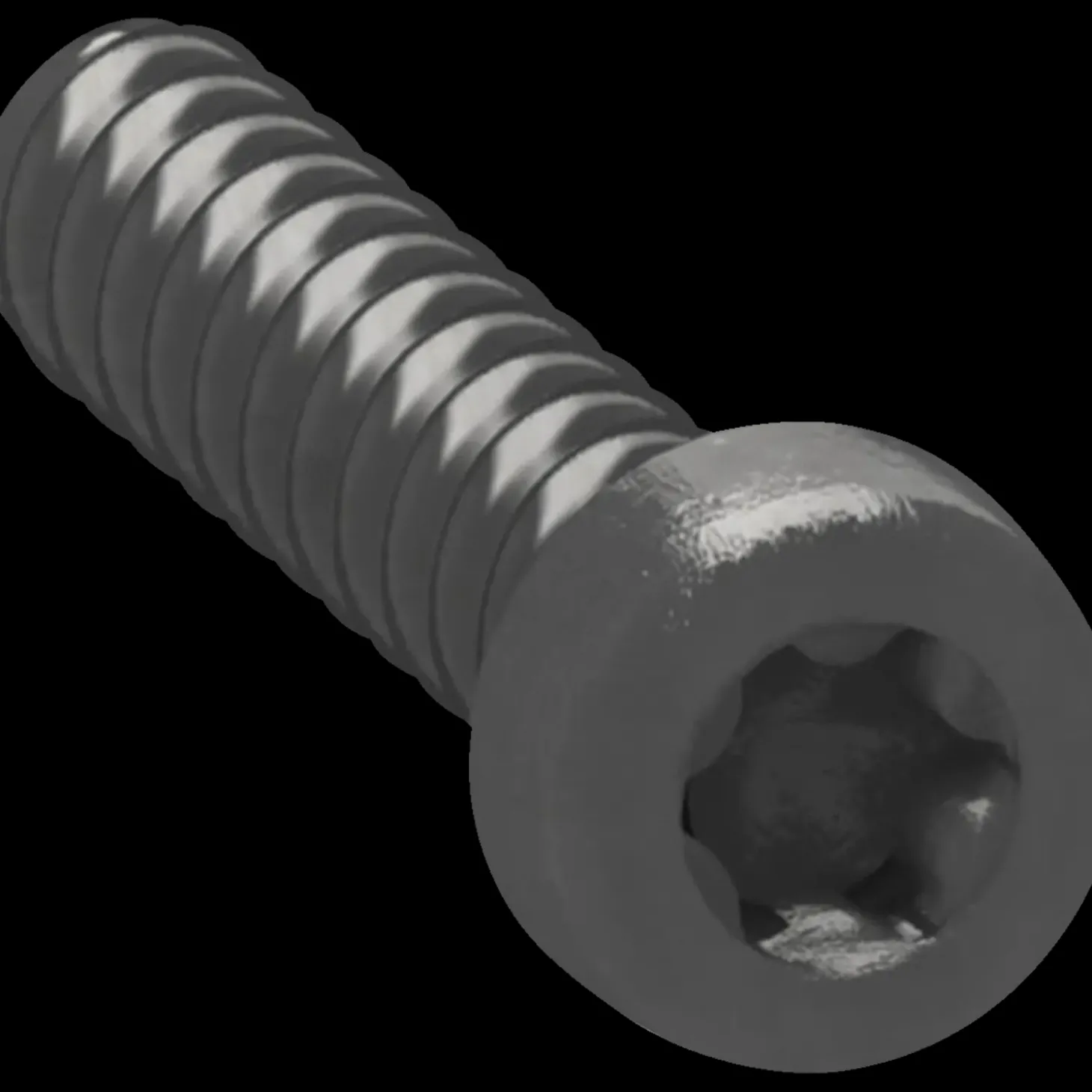 LK Fuga montageskrue 20 stk sort