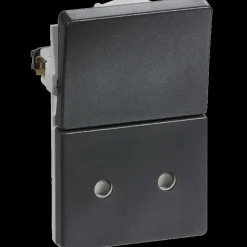 LK Fuga stikkontakt u/jord 1 1/2 modul koksgrå