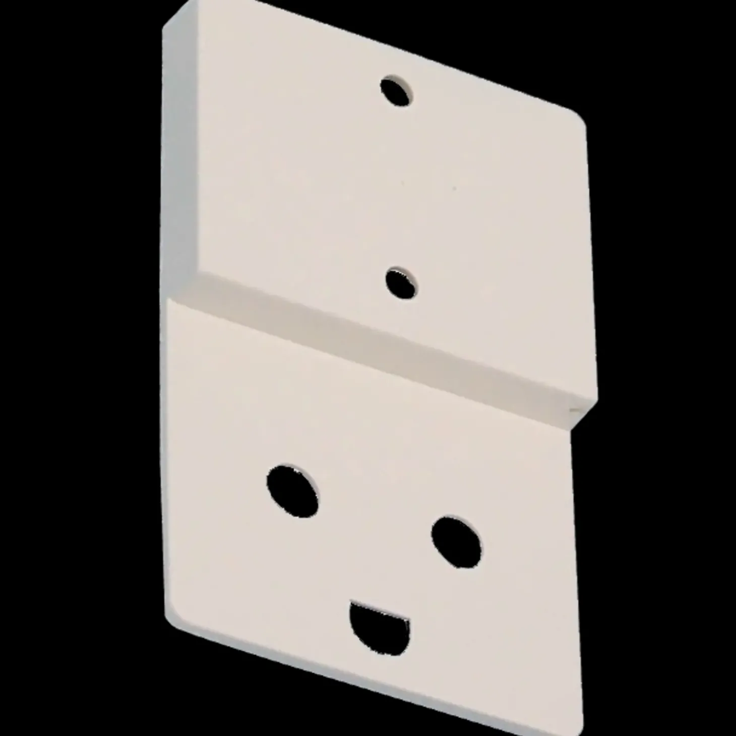 LK Fuga stikkontaktlås hvid