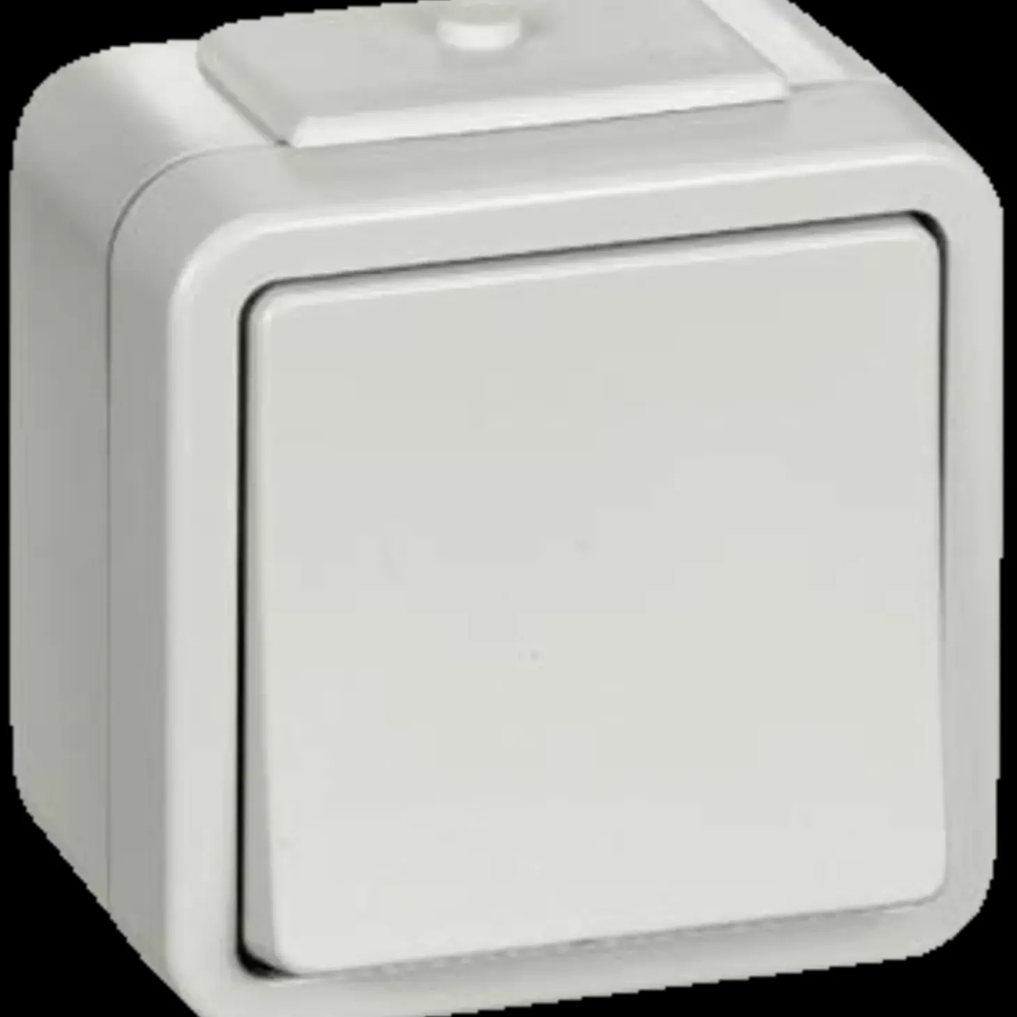 LK Opus 73 afbryder m/korrespandance lysgrå