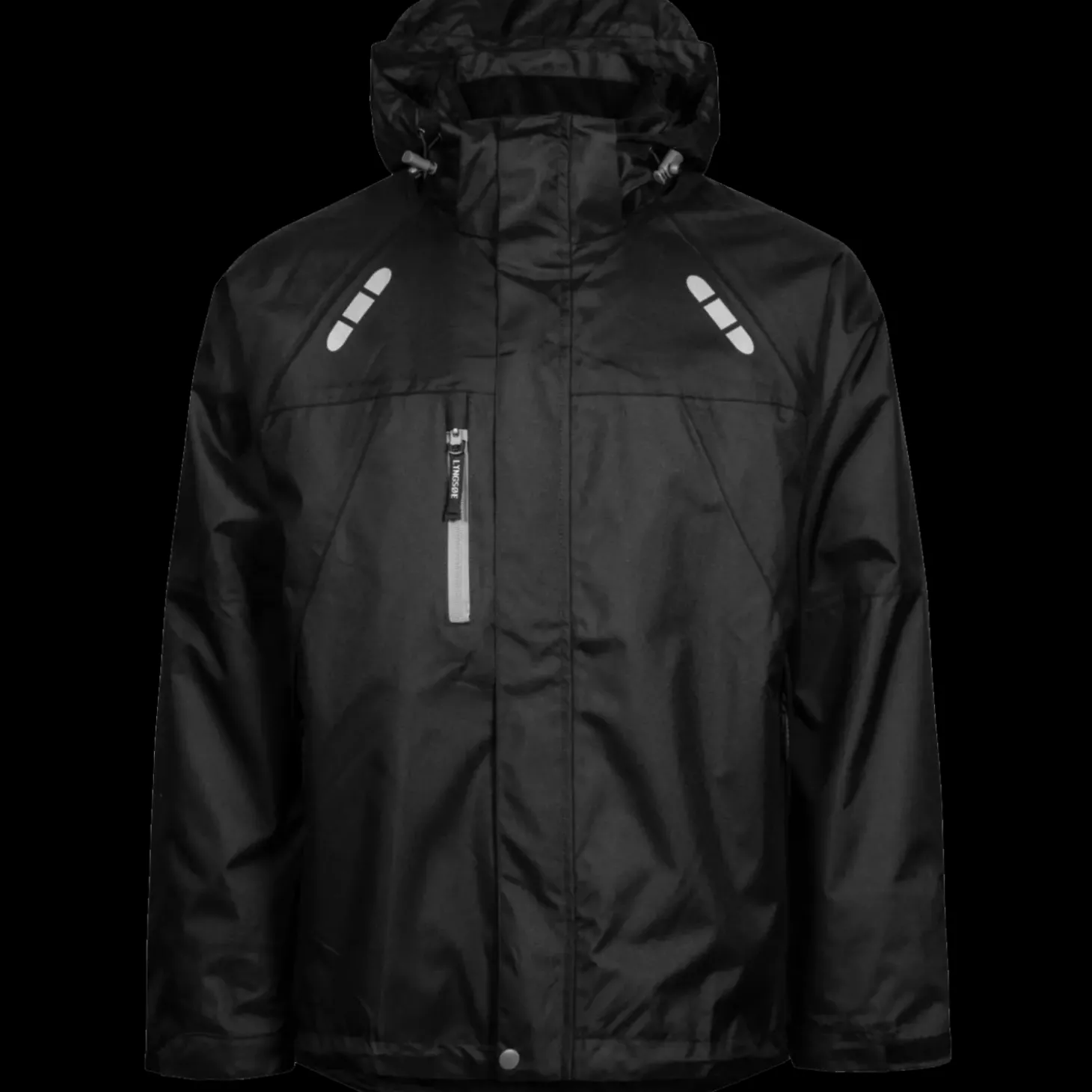 Lyngsøe fox microtex skaljakke sort str. L