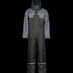 Lyngsøe rainwear Fox vinter kedeldragt sort/grå str. L