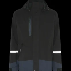 Lyngsøe rainwear skaljakke sort/navy str. L