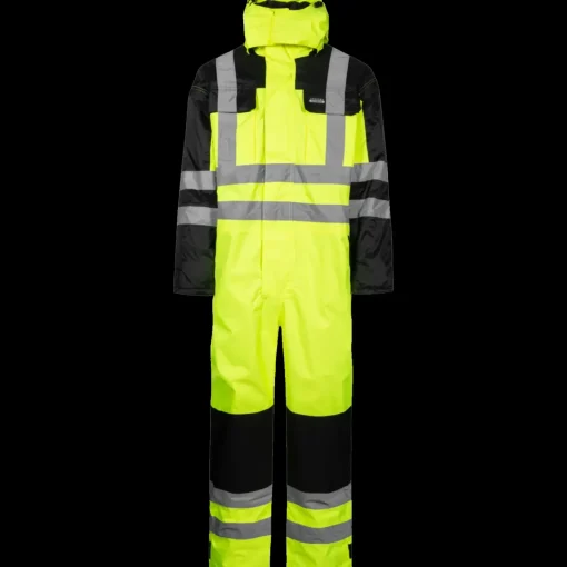 Lyngsøe Rainwear vinterkedeldragt hi-vis gul/sort str. XL