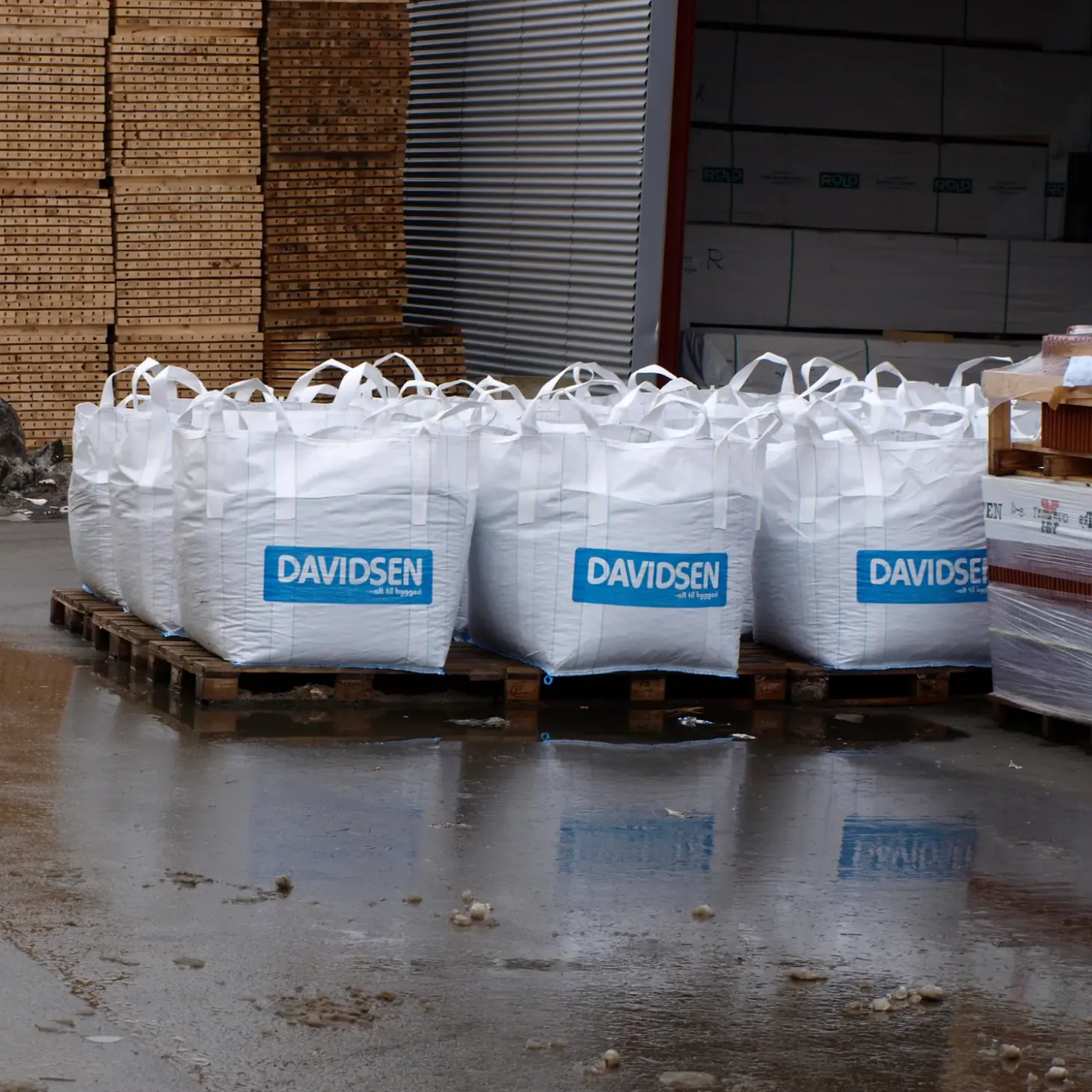 Lys træflis BigBag á 1 m3