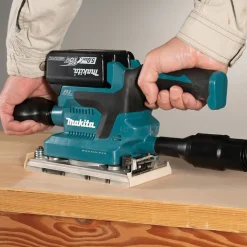 Makita DBO380Z rystepudser 18 V solo