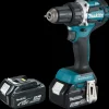 Makita DDF484RT2-DAV bore/skruemaskine 18V LXT 2x5,0 Ah batteri og lader