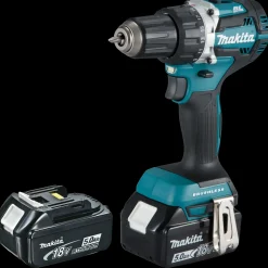 Makita DDF484RT2-DAV bore/skruemaskine 18V LXT 2x5,0 Ah batteri og lader