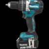 Makita DHP484RTJ 18 V LXT slagboremaskine 2x5.0 Ah batteri og lader