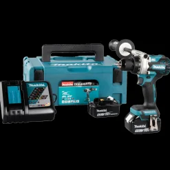 Makita DHP486RTR-DAV slagboremaskine 18V inkl. 2x5,0 Ah batteri og lader