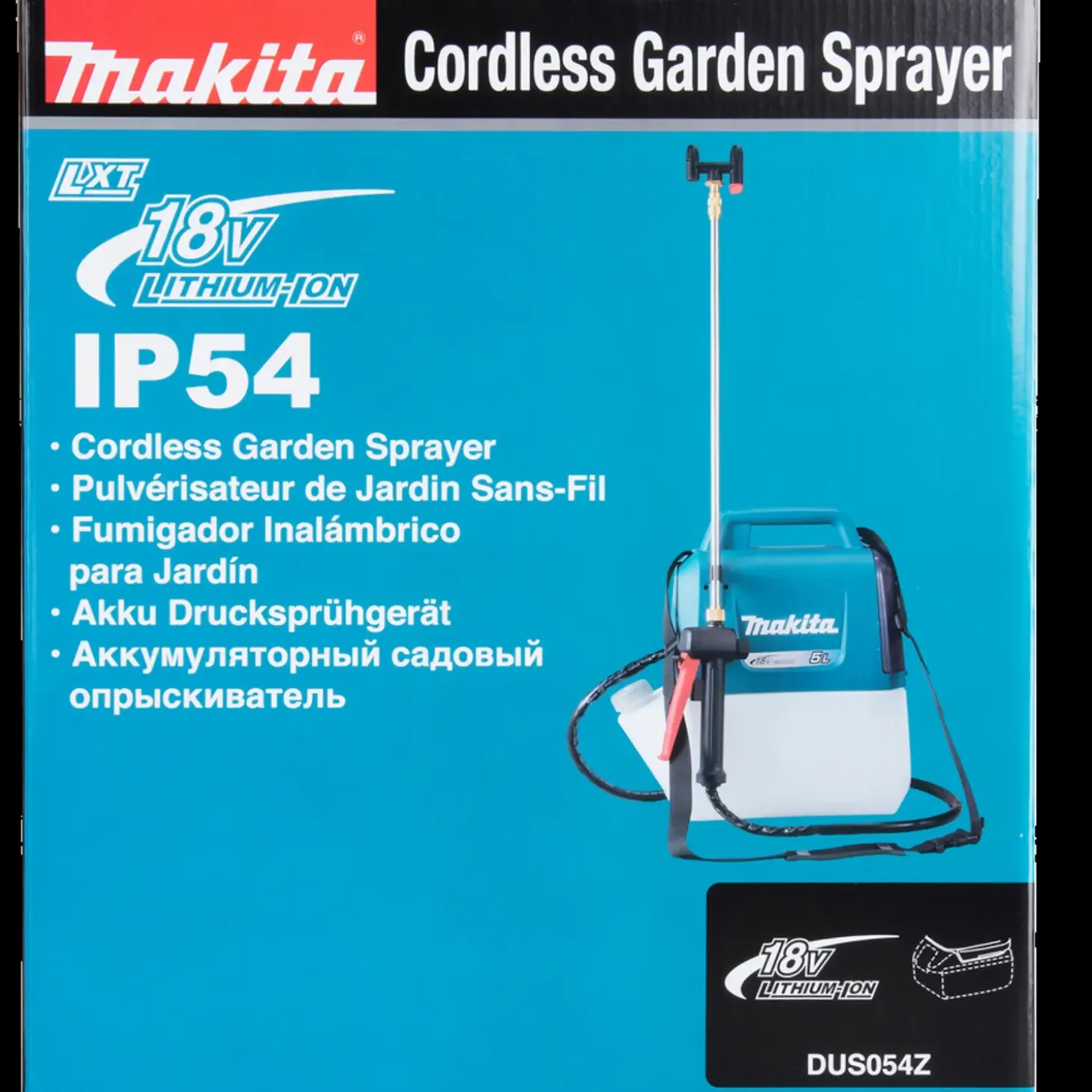 Makita DUS054Z 18V LXT rygsprøjte 5 L solo