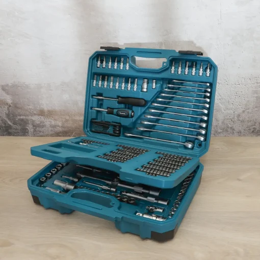 Makita E-10883 topnøgle/værktøjssæt 221 dele