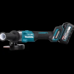 Makita GA005GM201 XGT 40V vinkelsliber 4.0 Ah batteri og lader
