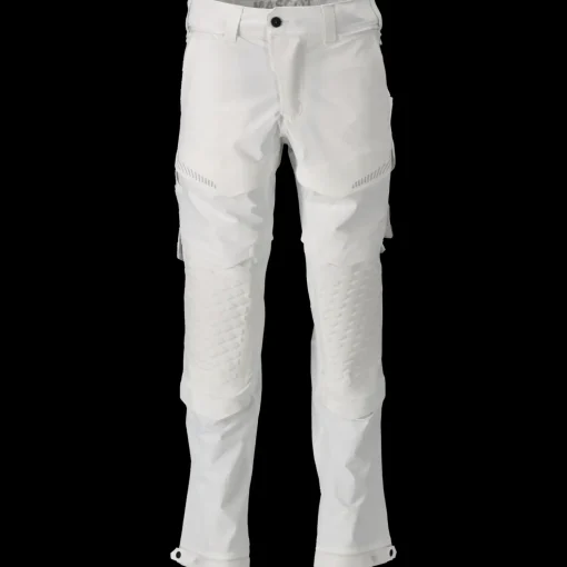 Mascot 22279-605 Customized stretch bukser m/knælommer hvid str. 82C52