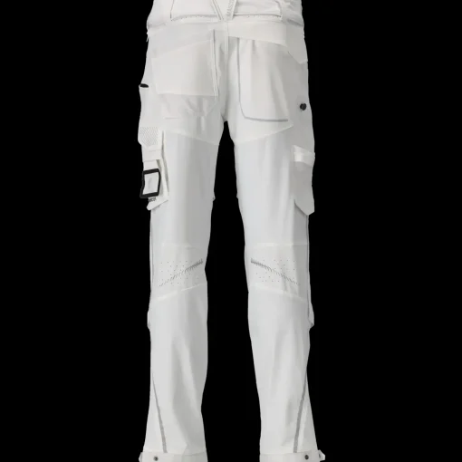 Mascot 22279-605 Customized stretch bukser m/knælommer hvid str. 82C52