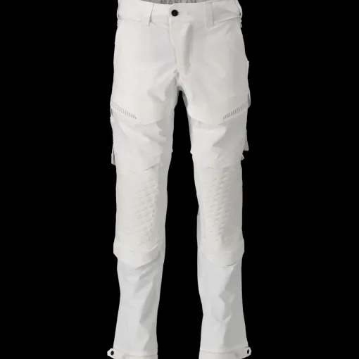 Mascot 22279-605 Customized stretch bukser m/knælommer hvid str. 82C52