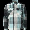 Mascot 23104 flannel skjorte m/fiberpelsfór skovgrøn ternet str. XL