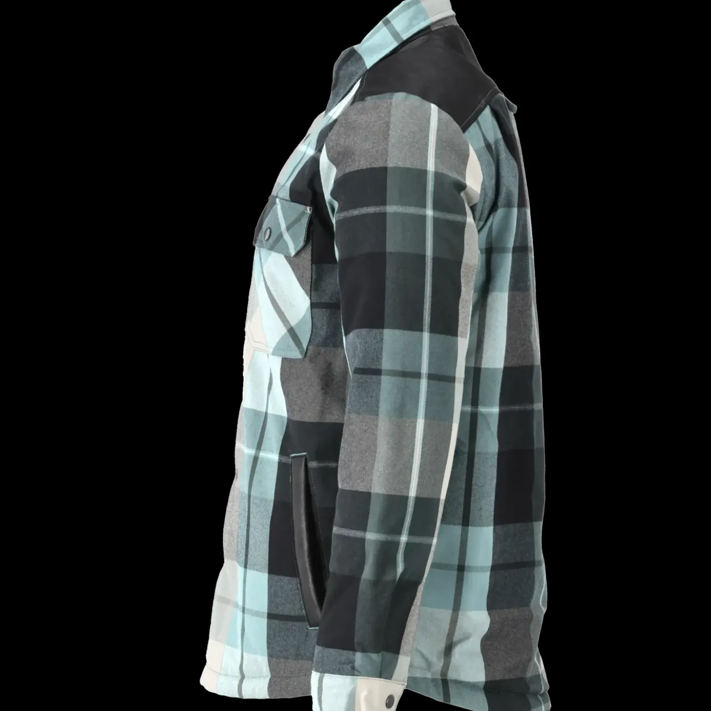 Mascot 23104 flannel skjorte m/fiberpelsfór skovgrøn ternet str. XL