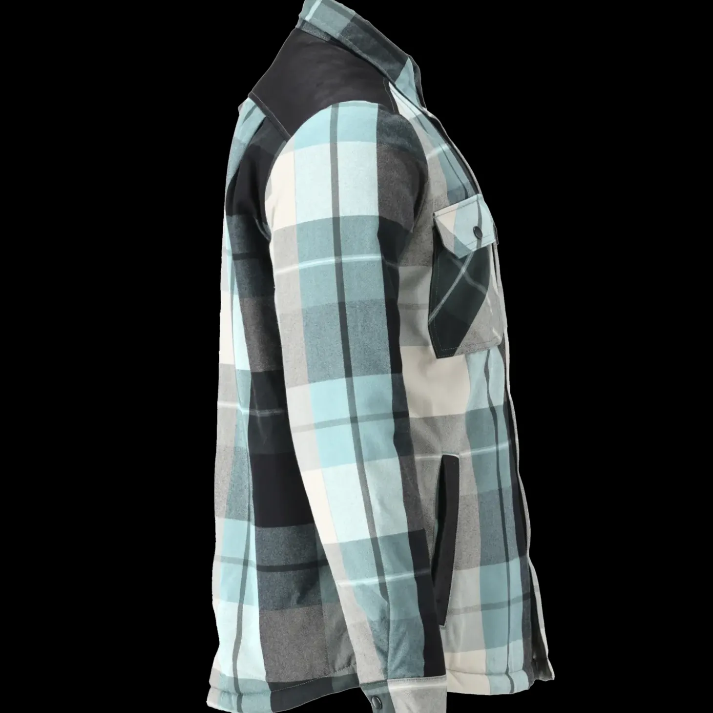 Mascot 23104 flannel skjorte m/fiberpelsfór skovgrøn ternet str. XL