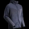 Mascot 22603-681 Fleece hættetrøje med lynlås mørk marine str. XL