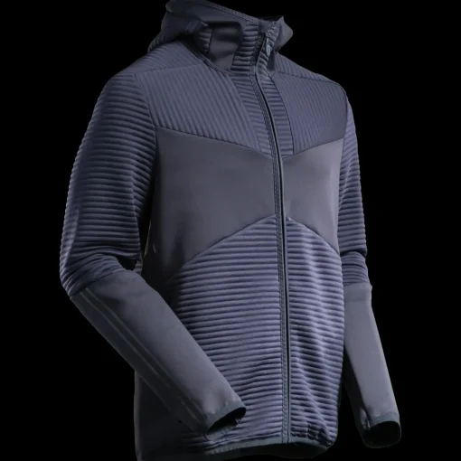 Mascot 22603-681 Fleece hættetrøje med lynlås mørk marine str. XL