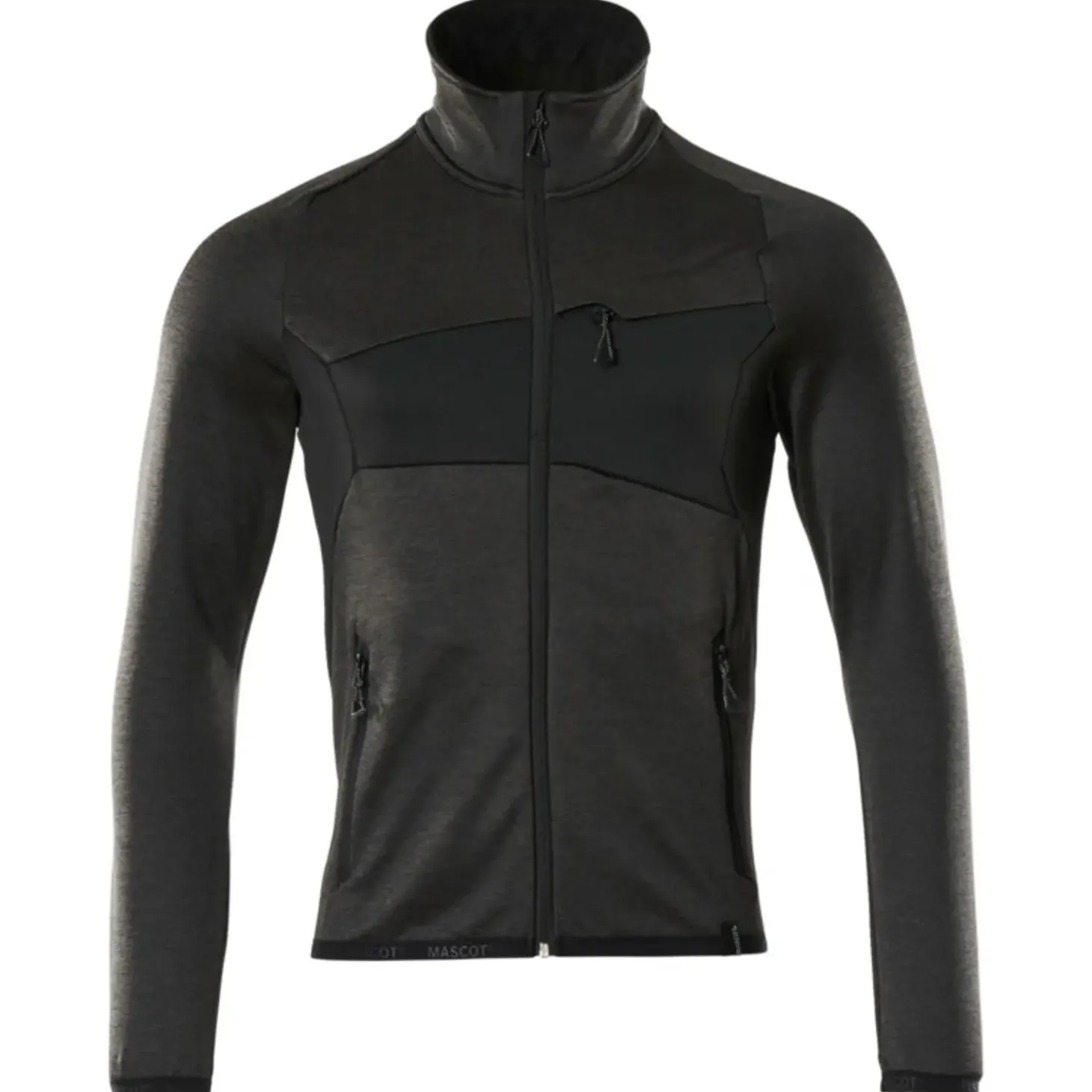 Mascot Accelerate fleecetrøje med lynlås mørk antracit/sort str. 2XL