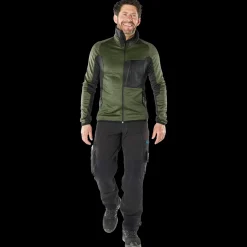 Mascot Advanced fleecetrøje med lynlås mosgrøn/sort str. XL