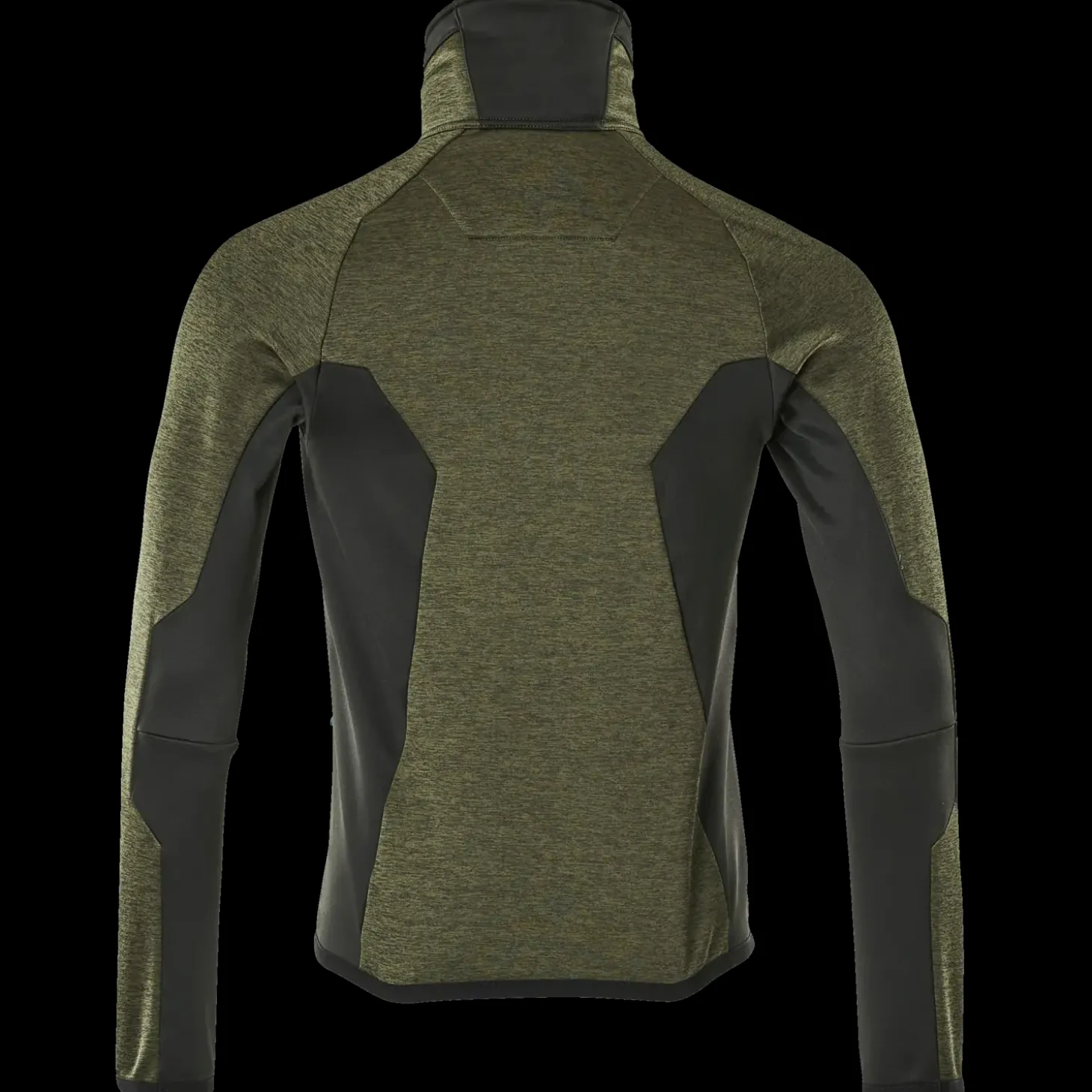 Mascot Advanced fleecetrøje med lynlås mosgrøn/sort str. XL