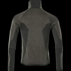 Mascot Advanced fleecetrøje med lynlås mørk antracit/sort str. 2XL