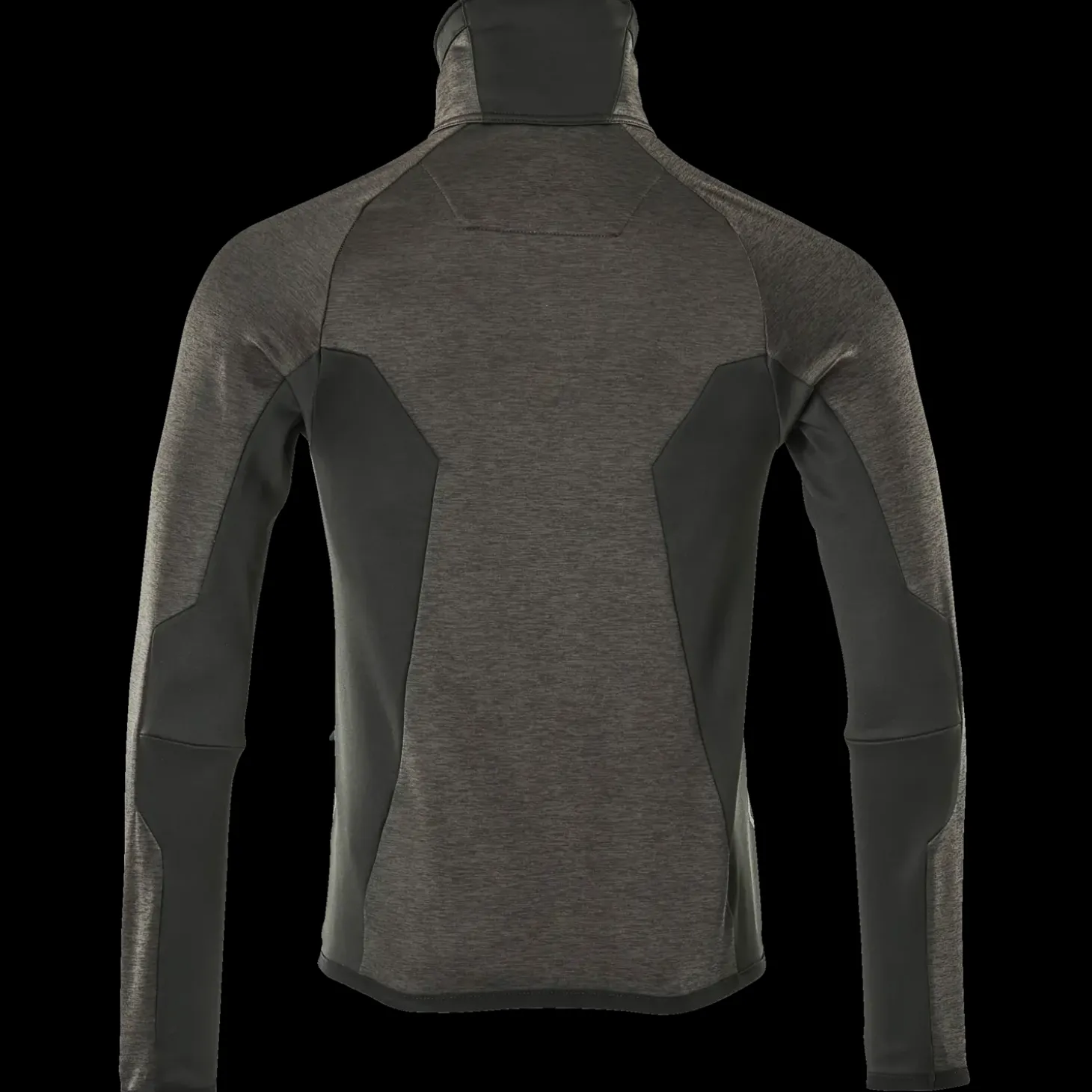 Mascot Advanced fleecetrøje med lynlås mørk antracit/sort str. 2XL