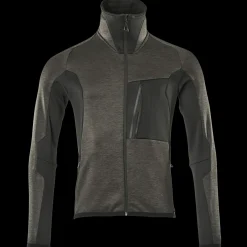 Mascot Advanced fleecetrøje med lynlås mørk antracit/sort str. 2XL