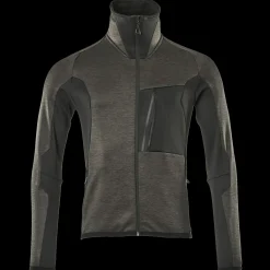 Mascot Advanced fleecetrøje med lynlås mørk antracit/sort str. 2XL