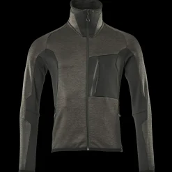 Mascot Advanced fleecetrøje med lynlås mørk antracit/sort str. 2XL