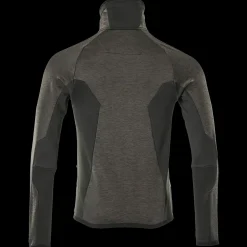Mascot Advanced fleecetrøje med lynlås mørk antracit/sort str. 2XL