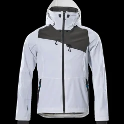 Mascot Advanced skaljakke hvid/mørk antracit str. 2XL