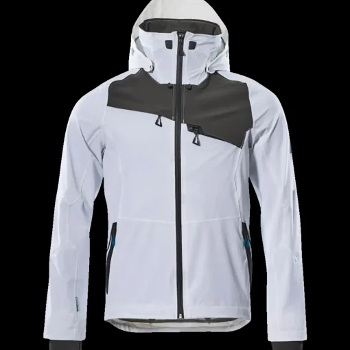 Mascot Advanced skaljakke hvid/mørk antracit str. 2XL