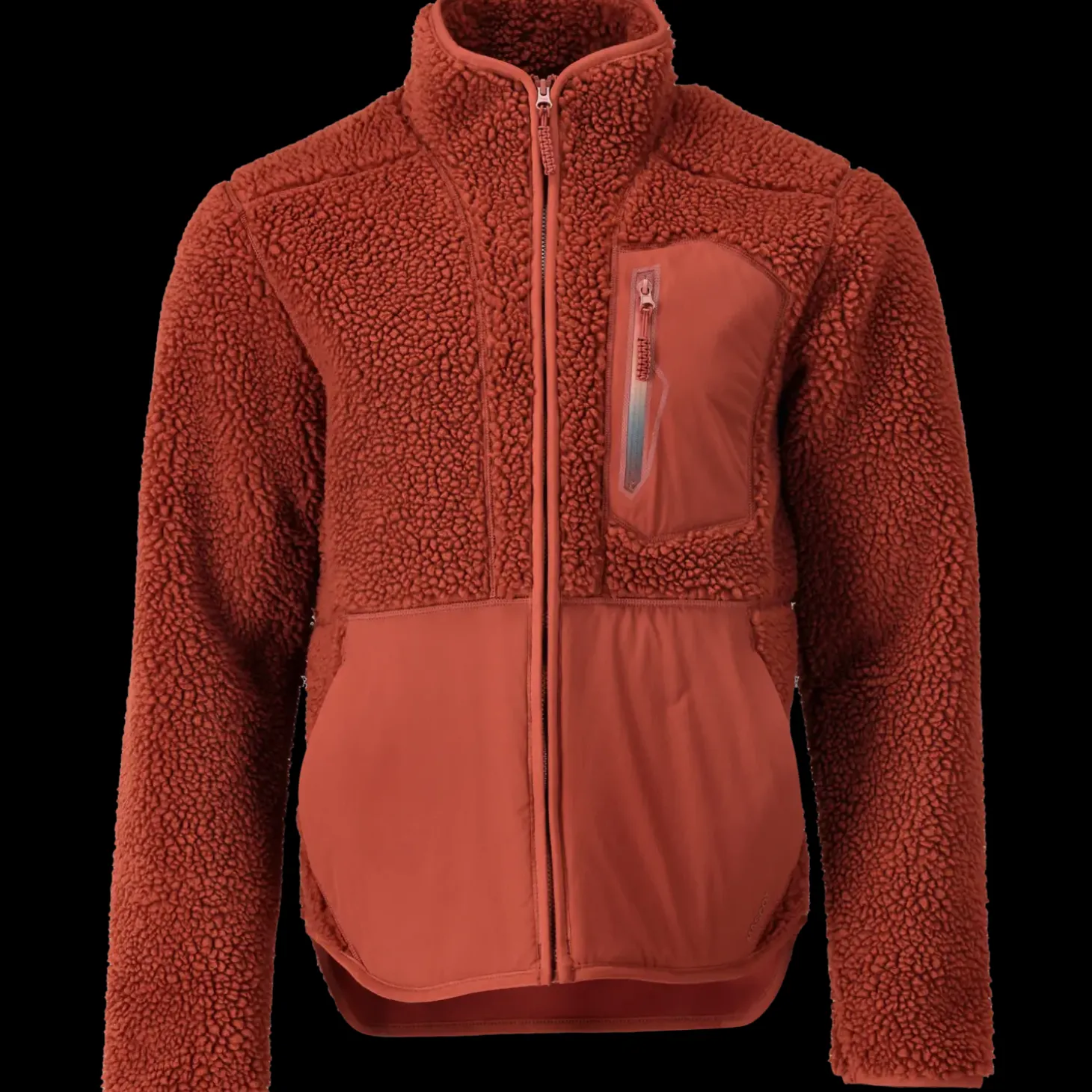 Mascot Customized fiberpelsjakke med lynlås efterårsrød str. XS